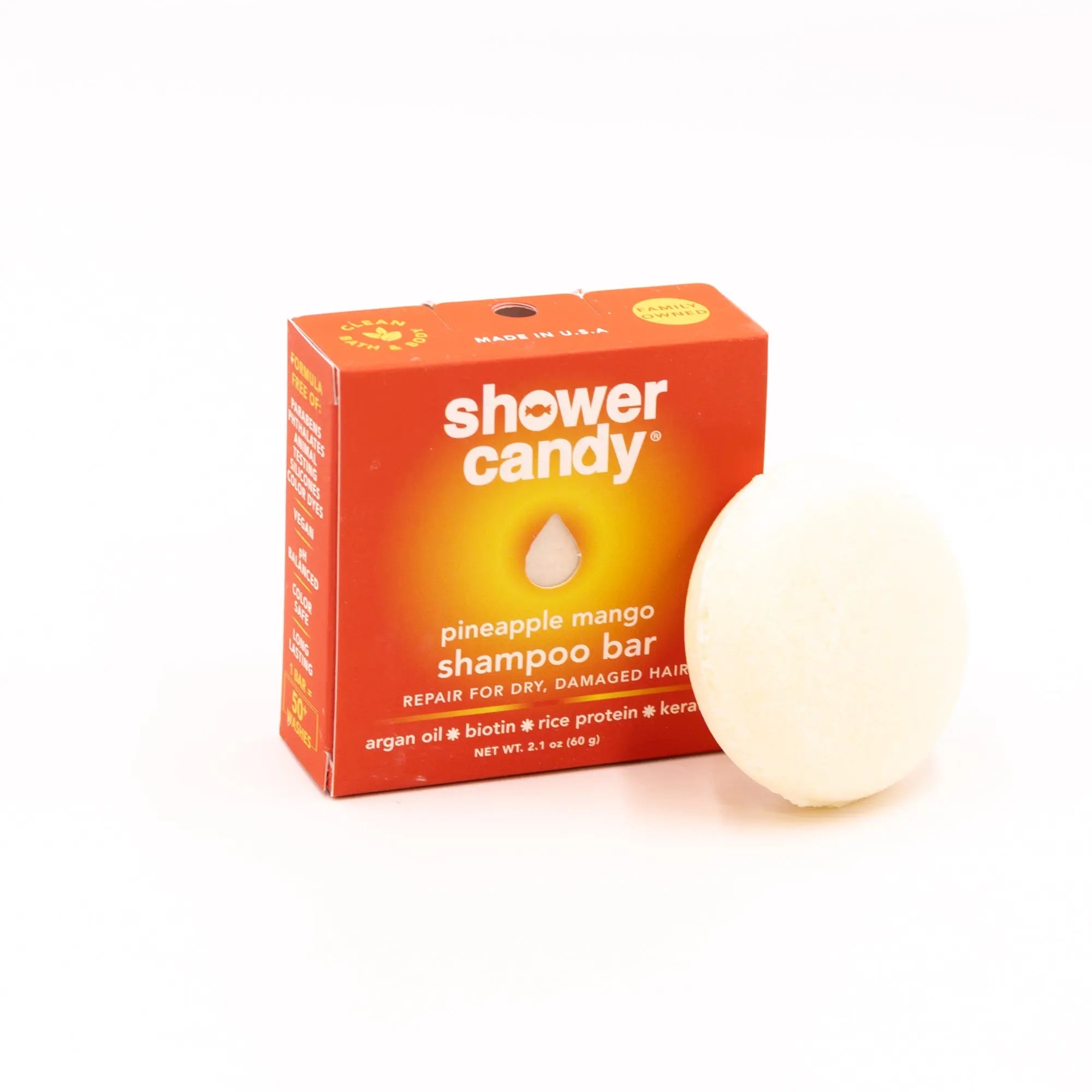 Pineapple Mango Shampoo Bar – Repair for Dry, Damaged Hair