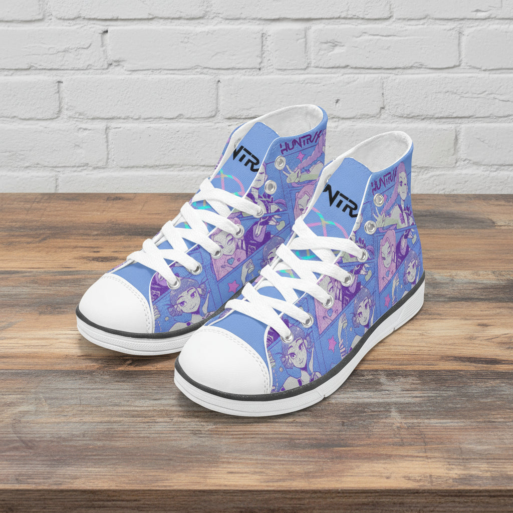 K-Pop Demon Hunters - Blue Variant | Kids & Youth High Top Sneakers