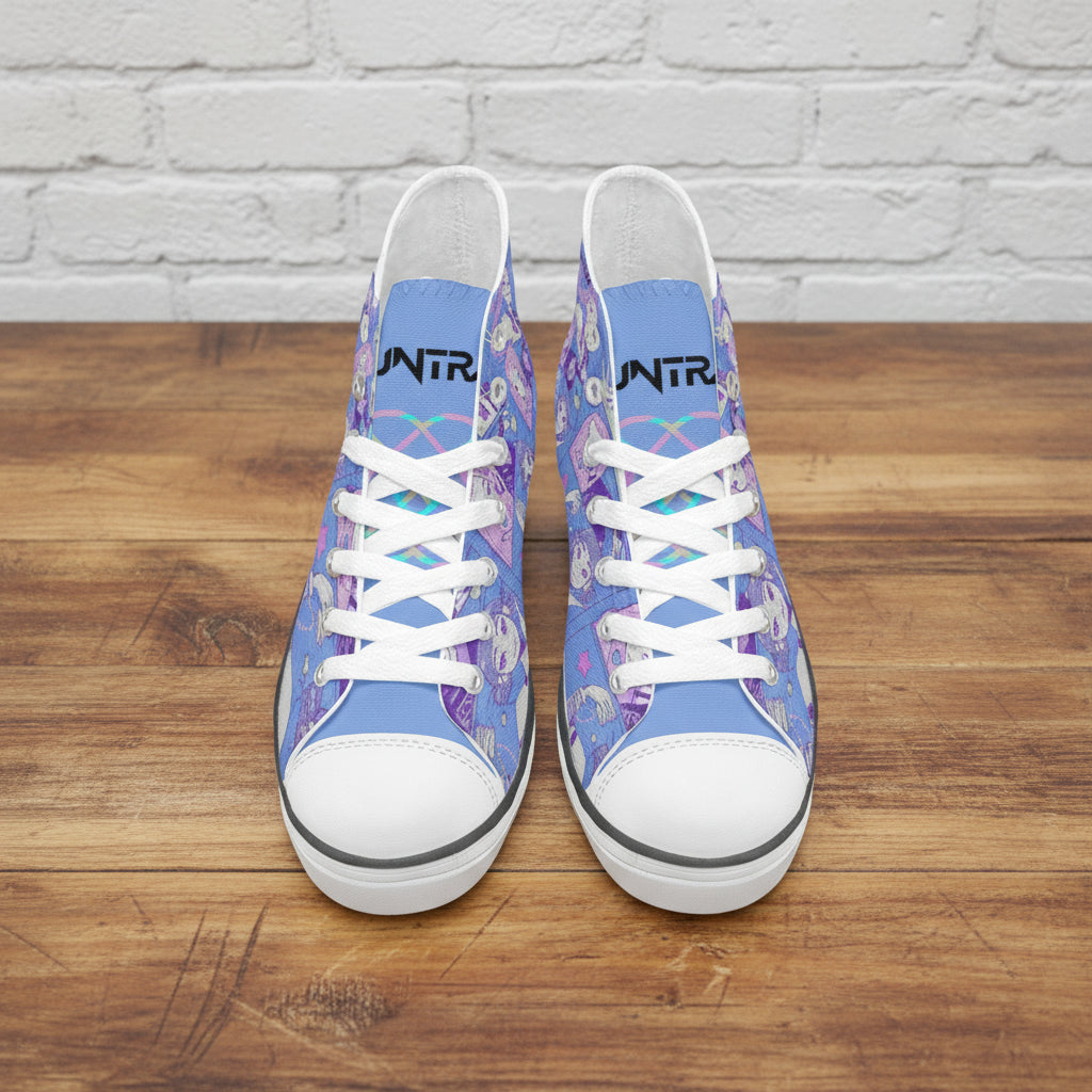 K-Pop Demon Hunters - Blue Variant | Kids & Youth High Top Sneakers