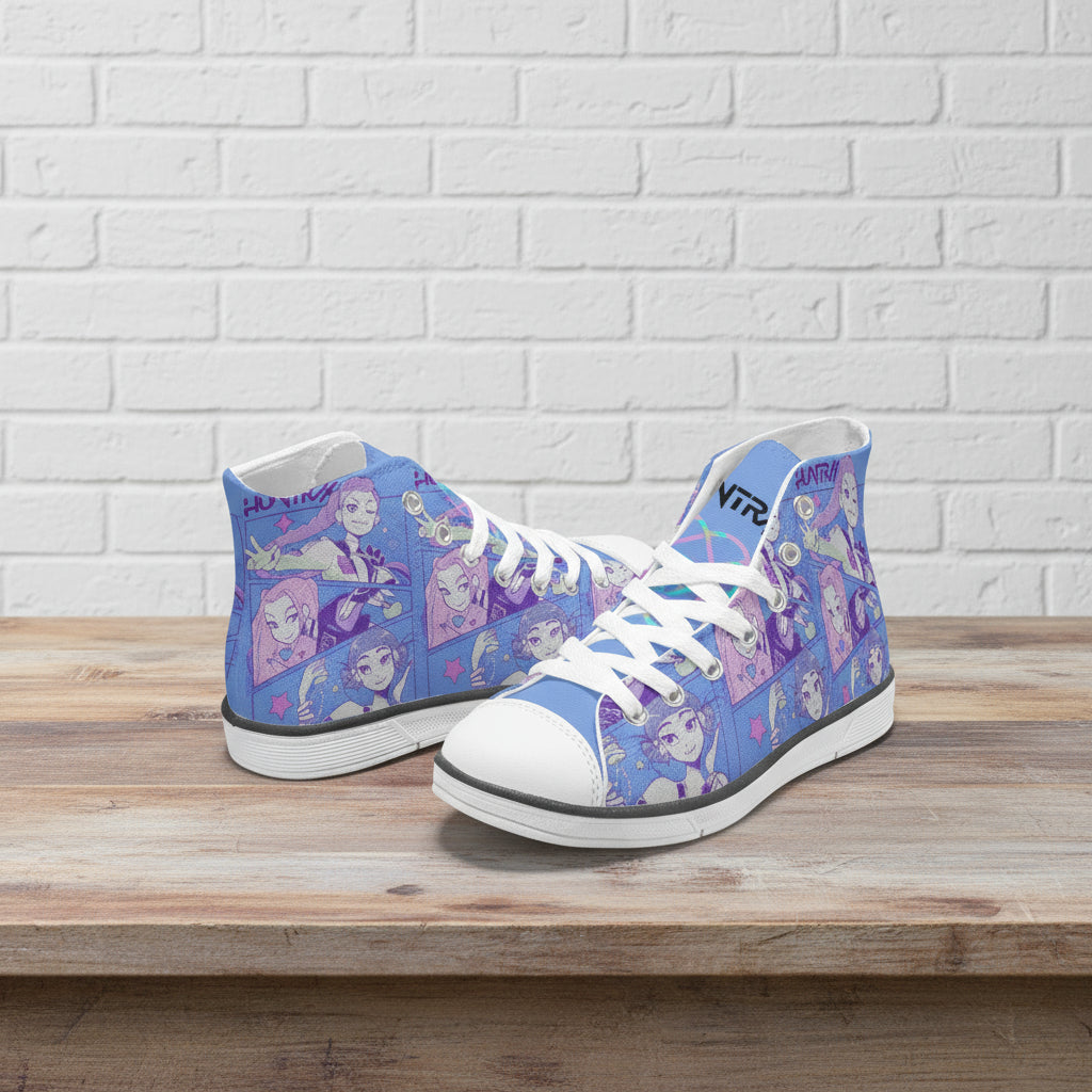 K-Pop Demon Hunters - Blue Variant | Kids & Youth High Top Sneakers